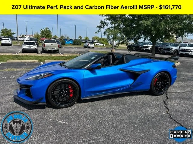 Used 2025 Riptide Blue Metallic Chevrolet 2LZ image 1