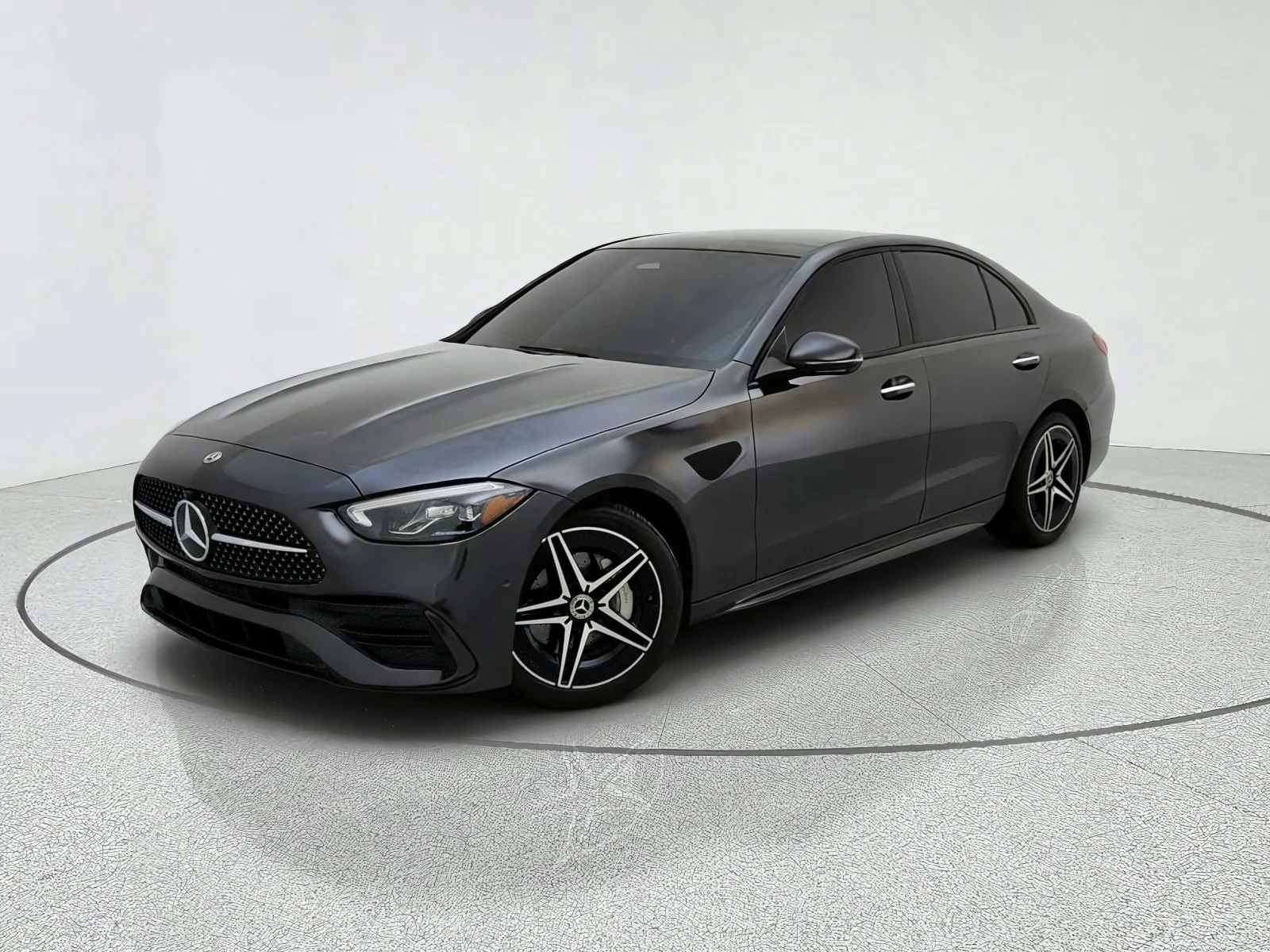 Certified Used 2023 Graphite Grey Metallic Mercedes-Benz C 300 image 1
