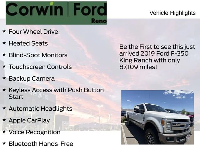 Used 2019 White Ford King Ranch image 4