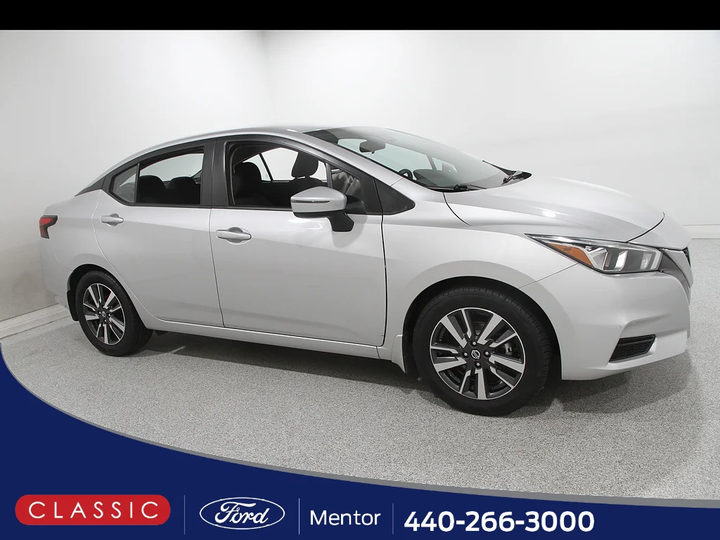 Used 2021 Brilliant Silver Metallic Nissan SV image 1