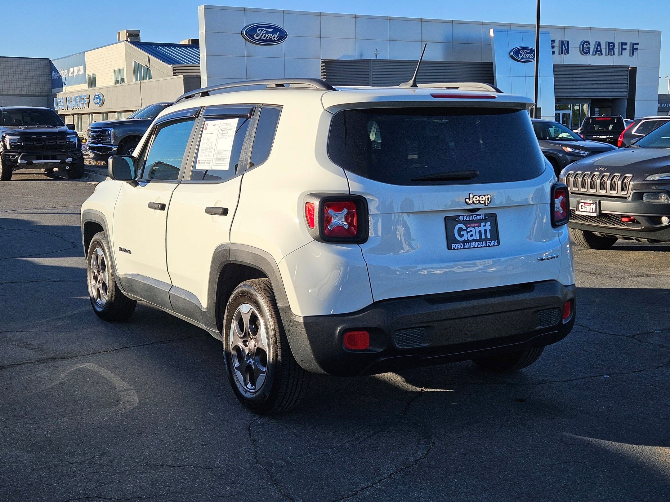 Used 2017 Alpine White Jeep Sport image 17
