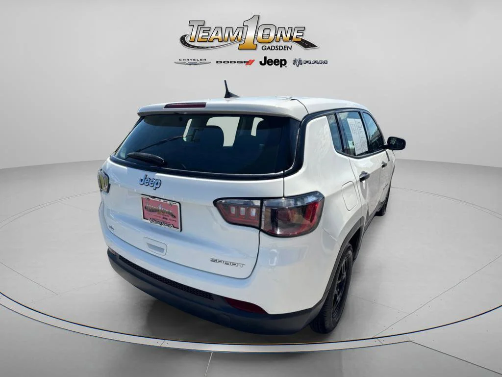 Used 2021 White Clearcoat Jeep Sport image 9
