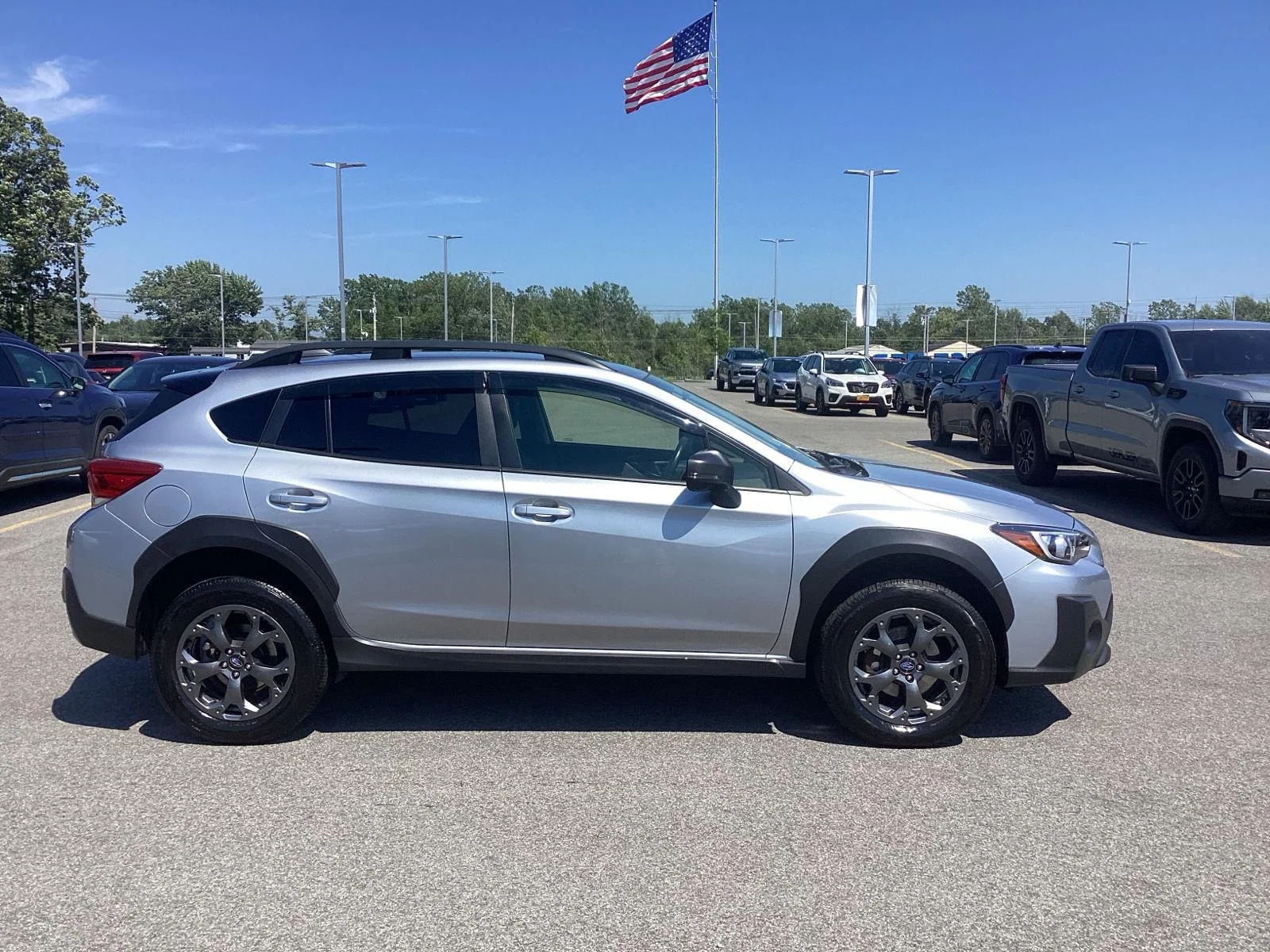 Used 2022 Ice Silver Metallic Subaru Sport image 8