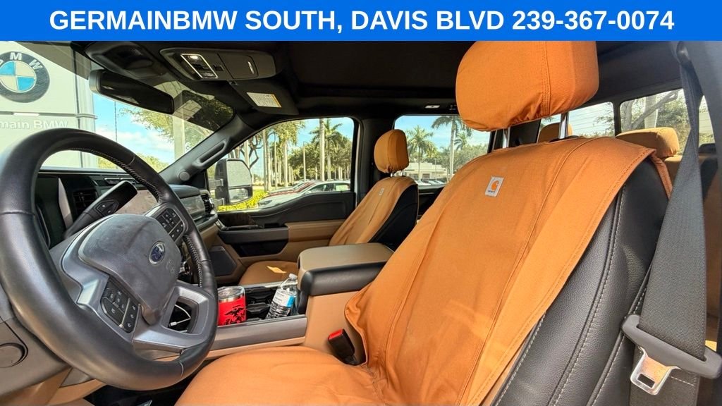 Used 2024 White Metallic Ford Lariat image 34