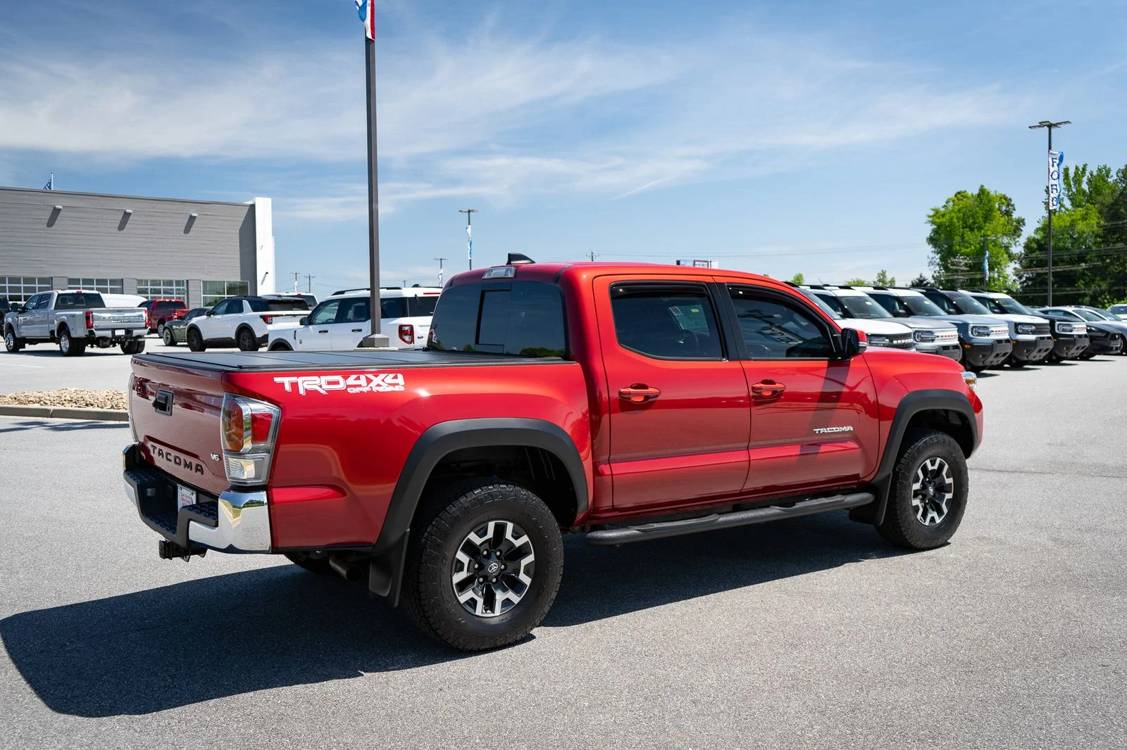Used 2021 Red Toyota TRD Off-Road image 10