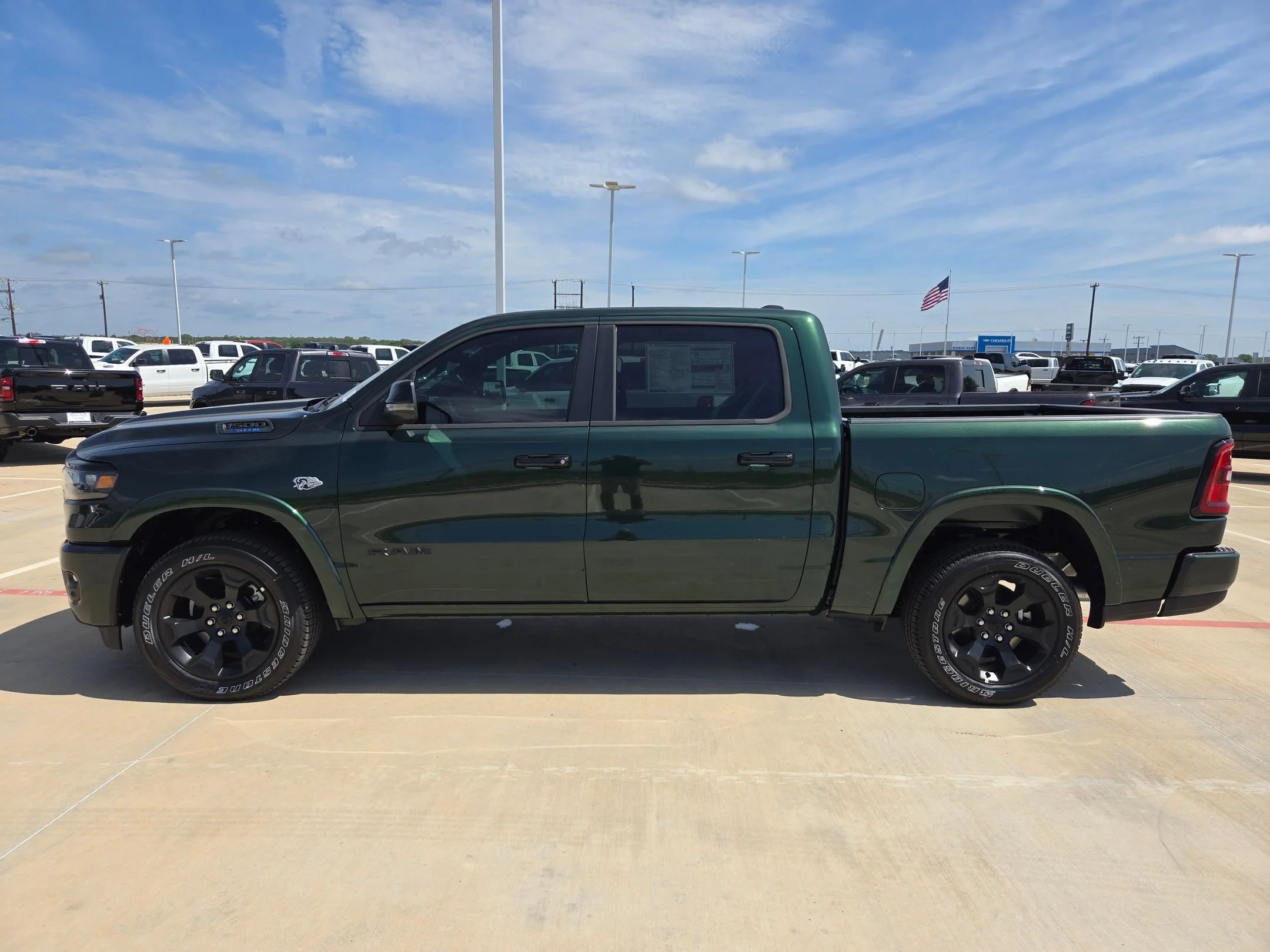 New 2026 Serrano-Green Metallic Exterior Paint RAM Big Horn/Lone Star image 6