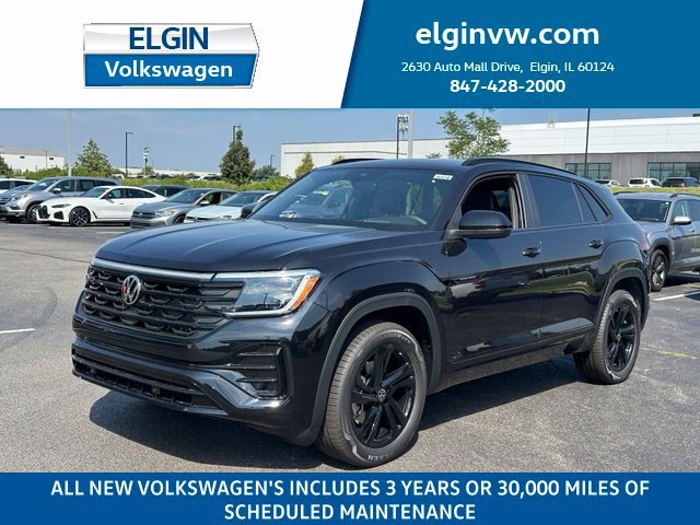 Deep Black Pearl 2026 Volkswagen Atlas Cross Sport SUV / Crossover All-Wheel Drive 