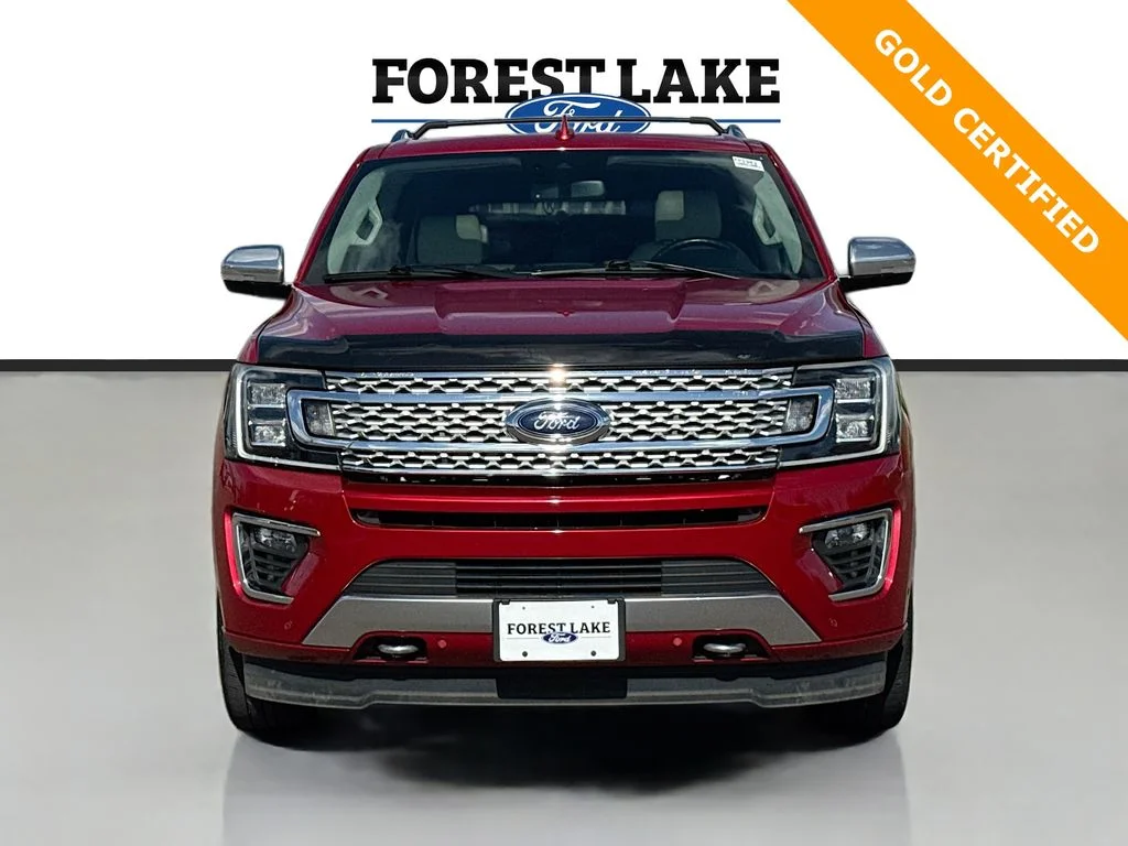 Certified 2021 Ford Expedition Platinum with VIN 1FMJU1MTXMEA61413 for sale in Forest Lake, Minnesota