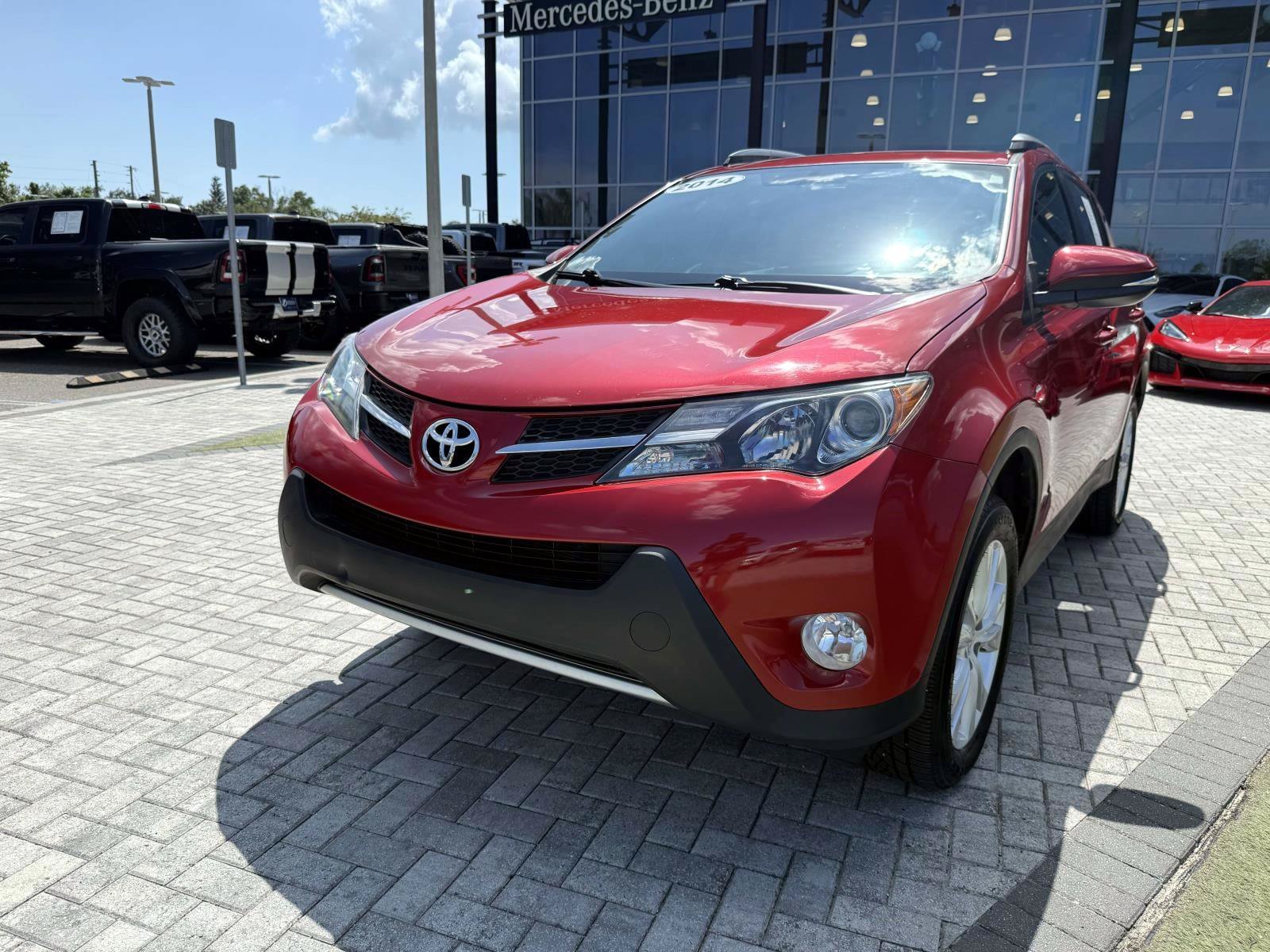 Used 2014 Barcelona Red Metallic Toyota Limited image 8