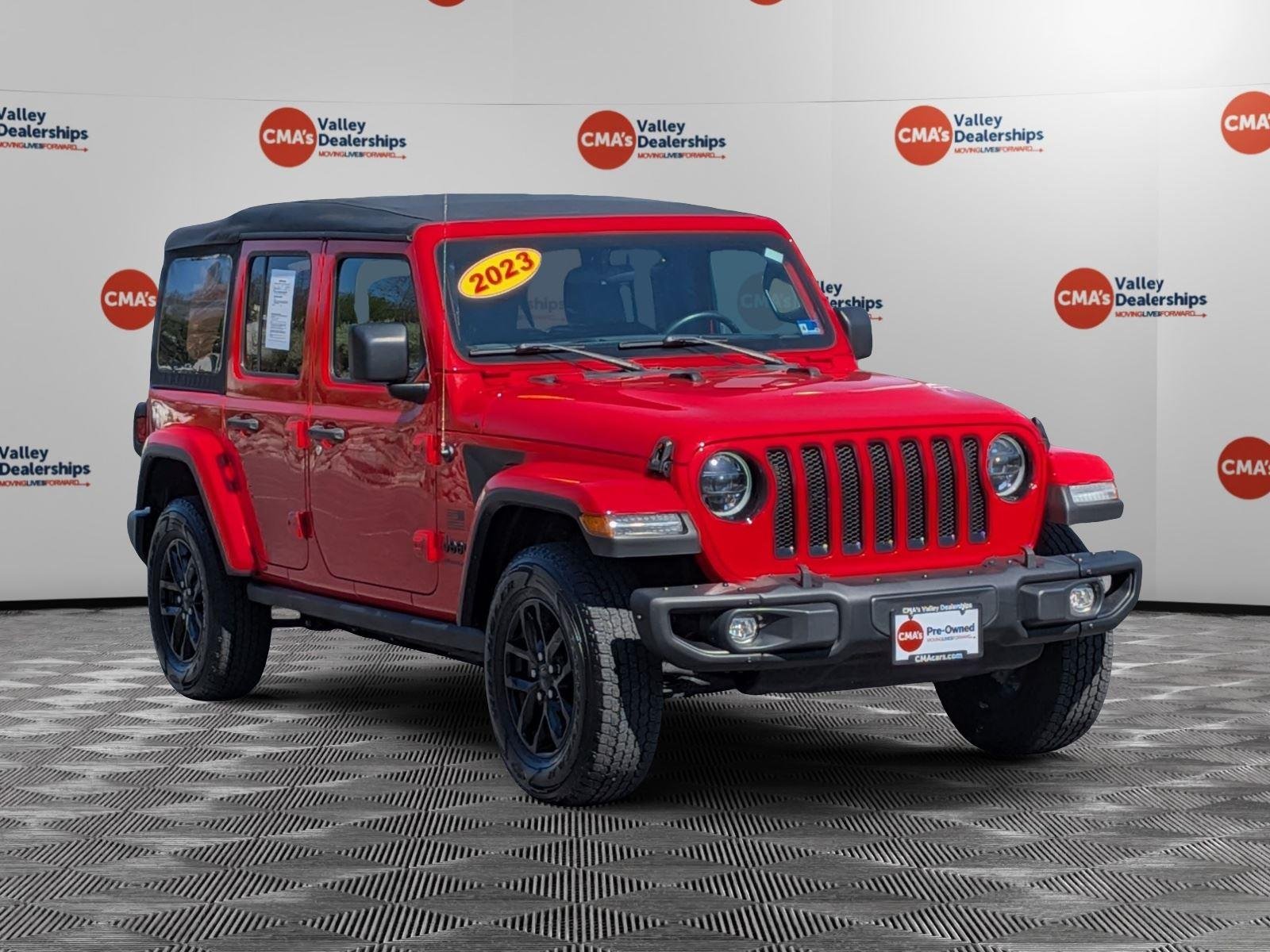 Used 2023 Firecracker Red Clearcoat Jeep Freedom image 3