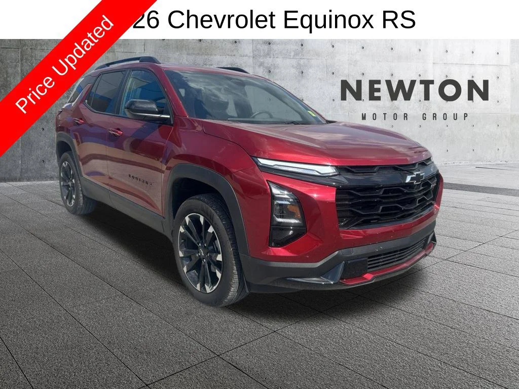 Used 2026 Radiant Red Tintcoat Chevrolet RS image 1