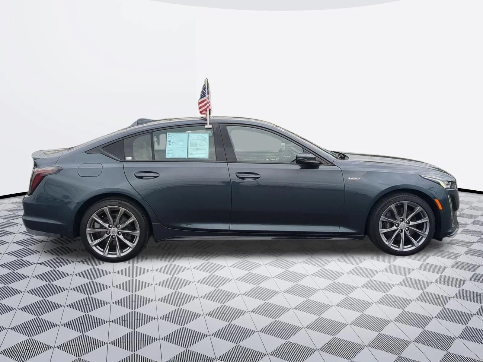 Used 2021 Shadow Metallic Cadillac V-Series image 8