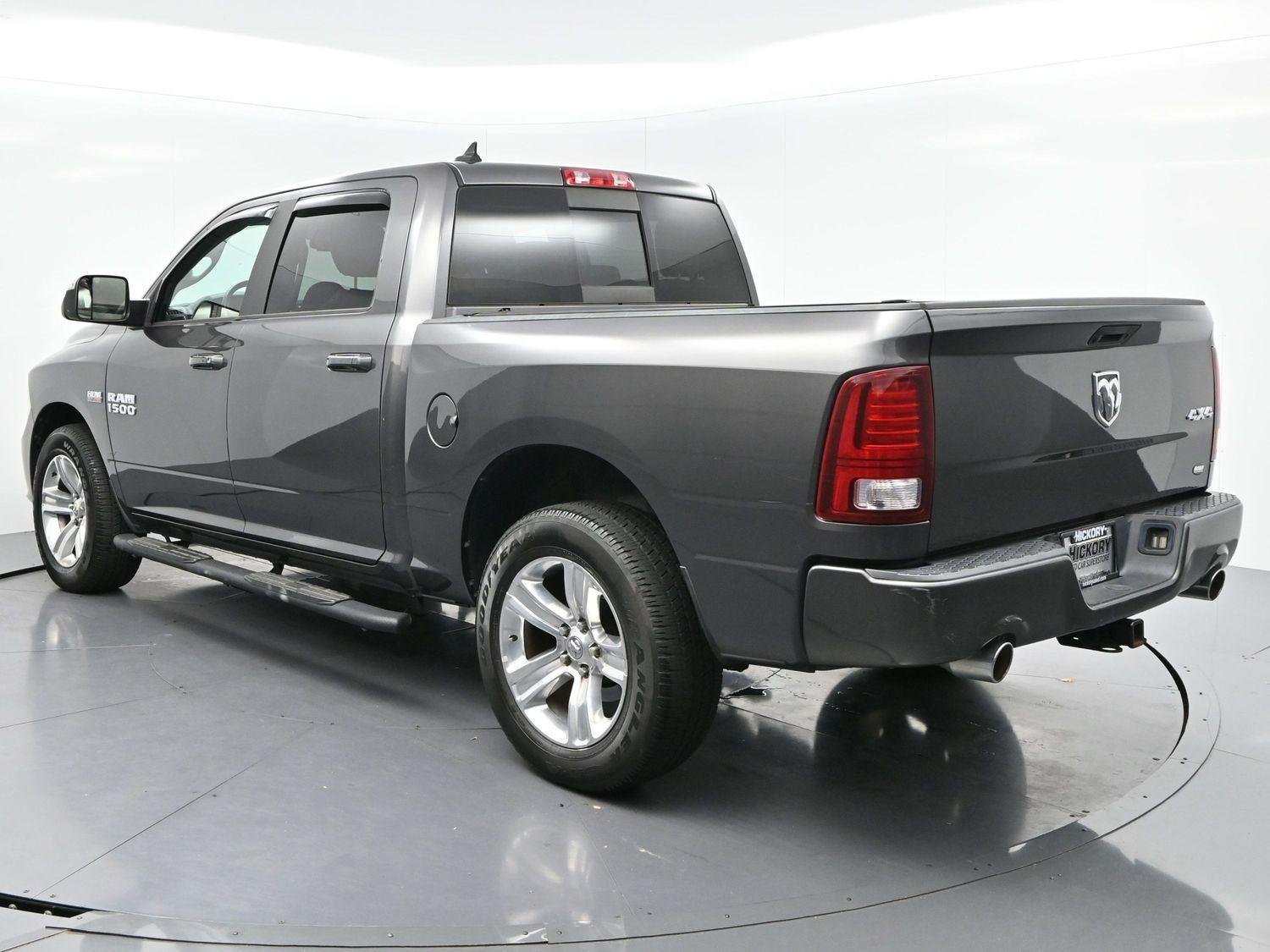 Used 2017 Granite Crystal Metallic Clearcoat Ram Sport image 5