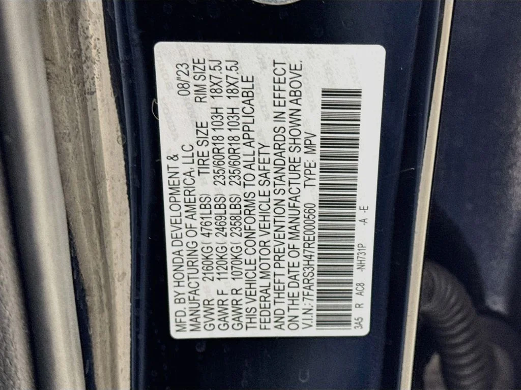 Certified Used 2024 Crystal Black Pearl Honda EX image 43
