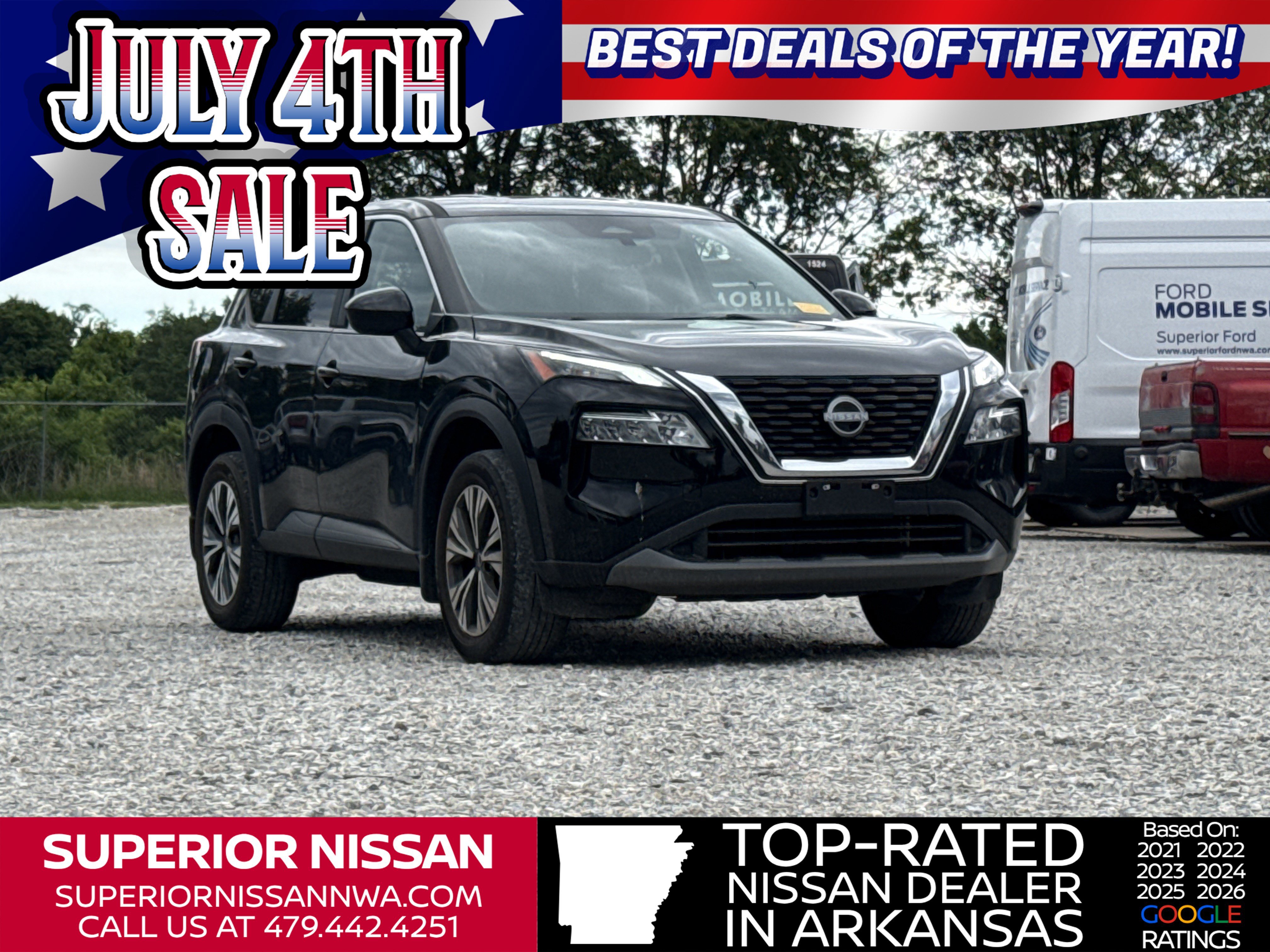 Certified Used 2023 Super Black Nissan SV image 1