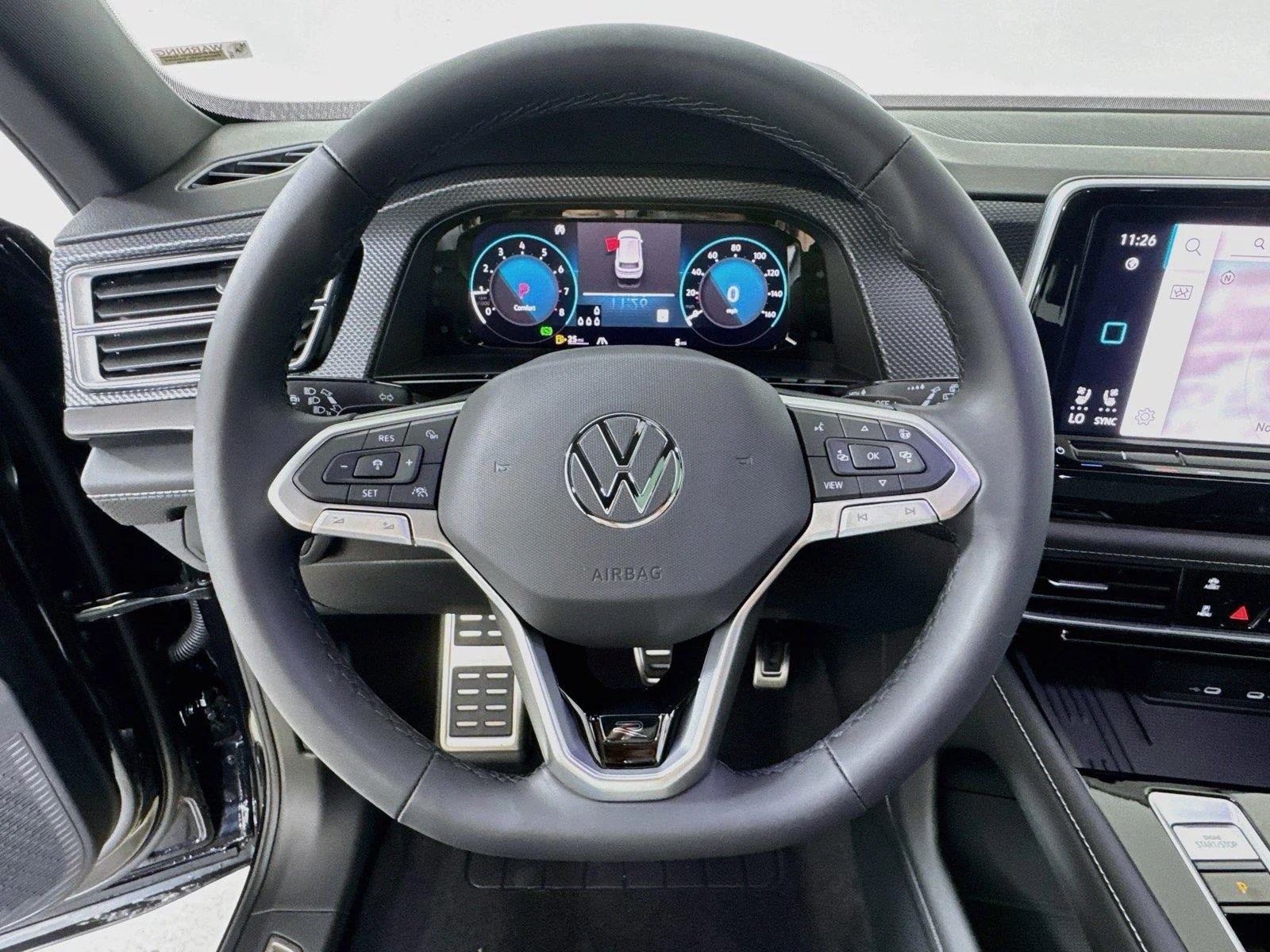 New 2026 Deep Black Pearl Volkswagen 2.0T SEL Premium R-Line image 11