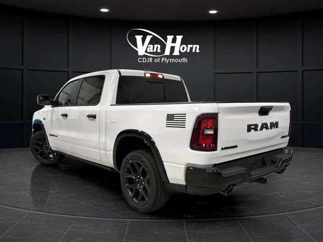 New 2026 Bright White Clear-Coat Exterior Paint RAM Laramie image 5