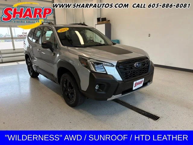 Used 2023 Silver Subaru Wilderness image 1