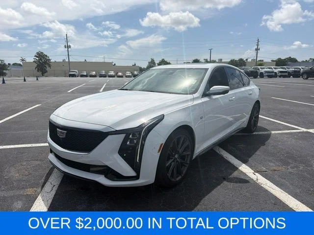 Used 2025 White Cadillac Sport image 3