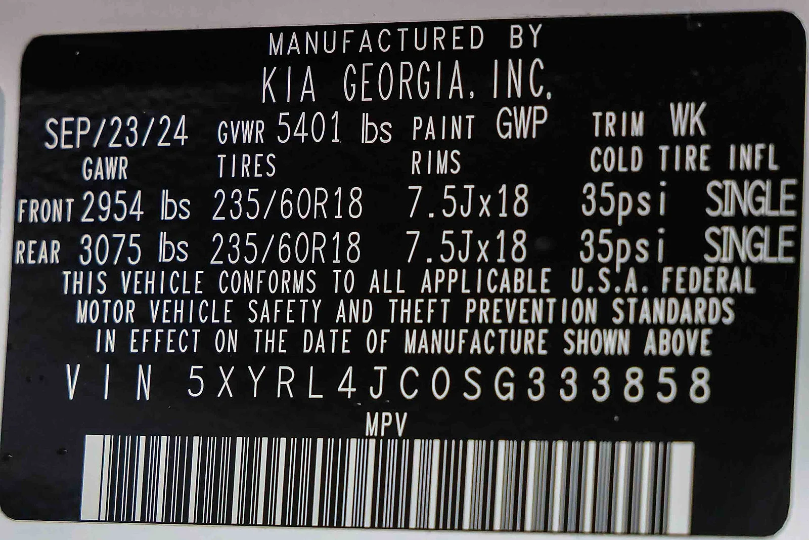 Certified Used 2025 Glacial White Pearl Kia S image 28
