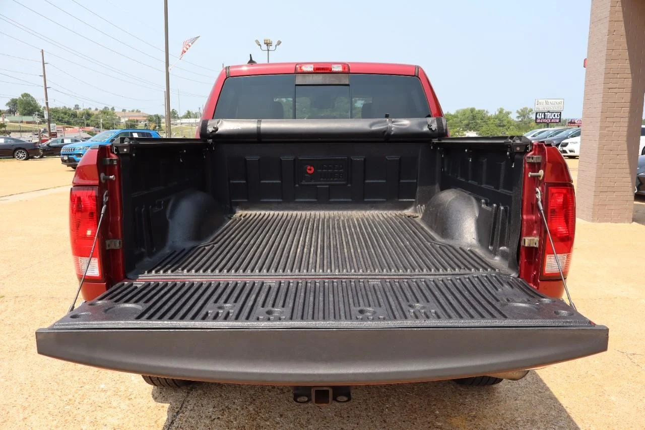 Used 2015 Deep Cherry Red Crystal Pearl Coat/Black Clear Coat Ram Outdoorsman image 24