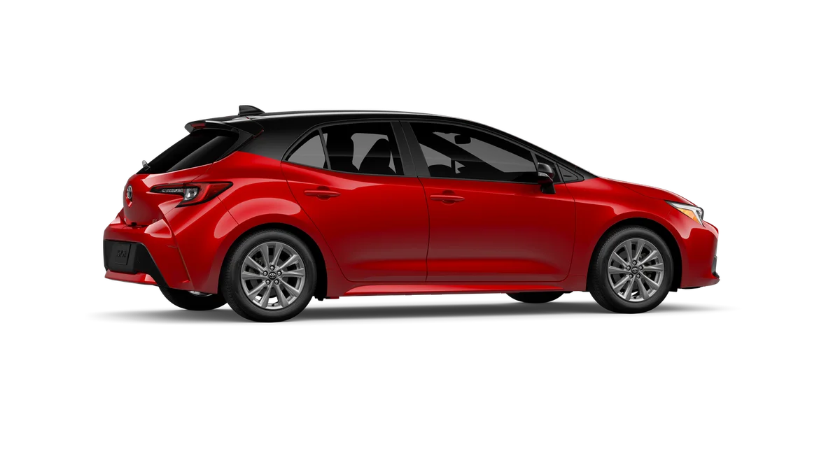 New 2027 Finish Line Red with Black roof Toyota SE image 11