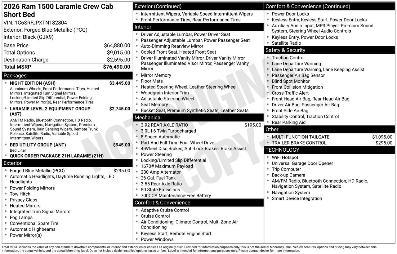 2026 RAM 1500 Laramie - Photo 29