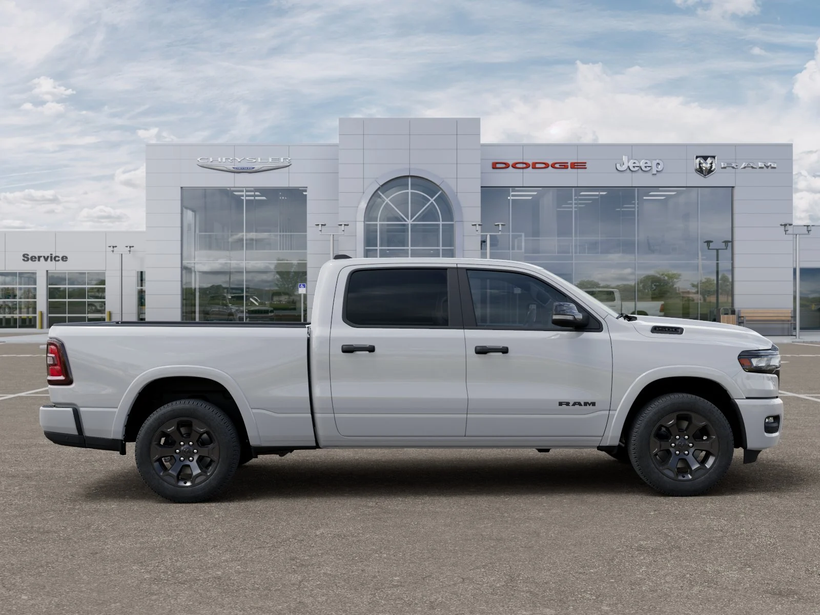 New 2026 Bright White Clear-Coat Exterior Paint RAM Big Horn/Lone Star image 49