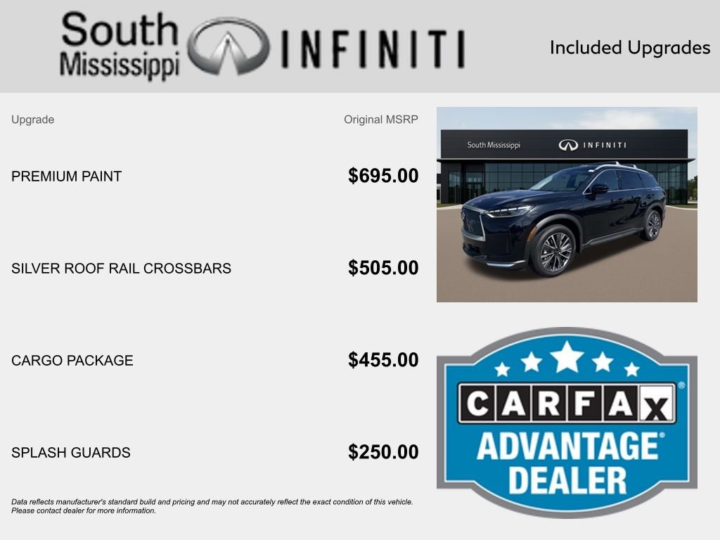 New 2027 MINERAL BLACK INFINITI Luxe AWD image 5