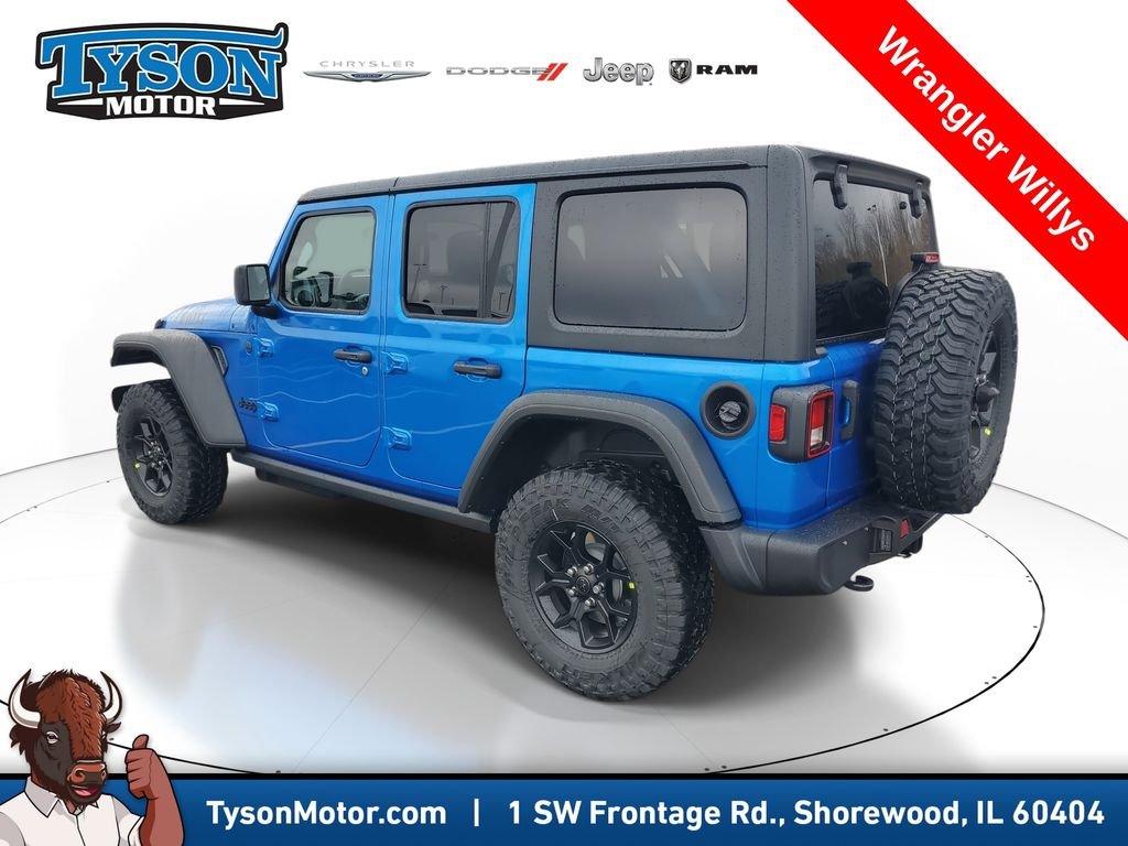 New 2026 Hydro Blue Pearlcoat Jeep Willys image 3