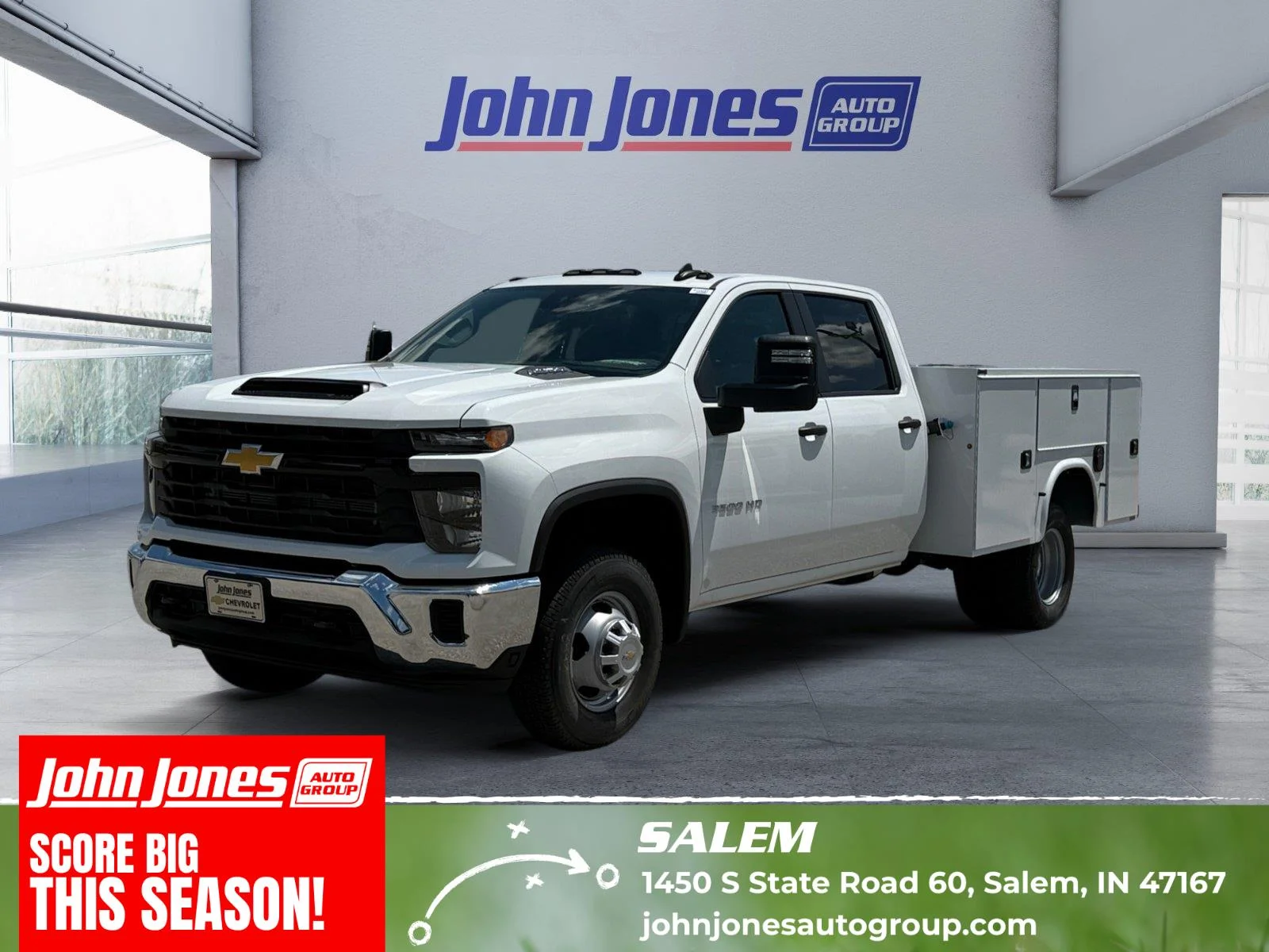 New 2026 Summit White Chevrolet Work Truck image 1