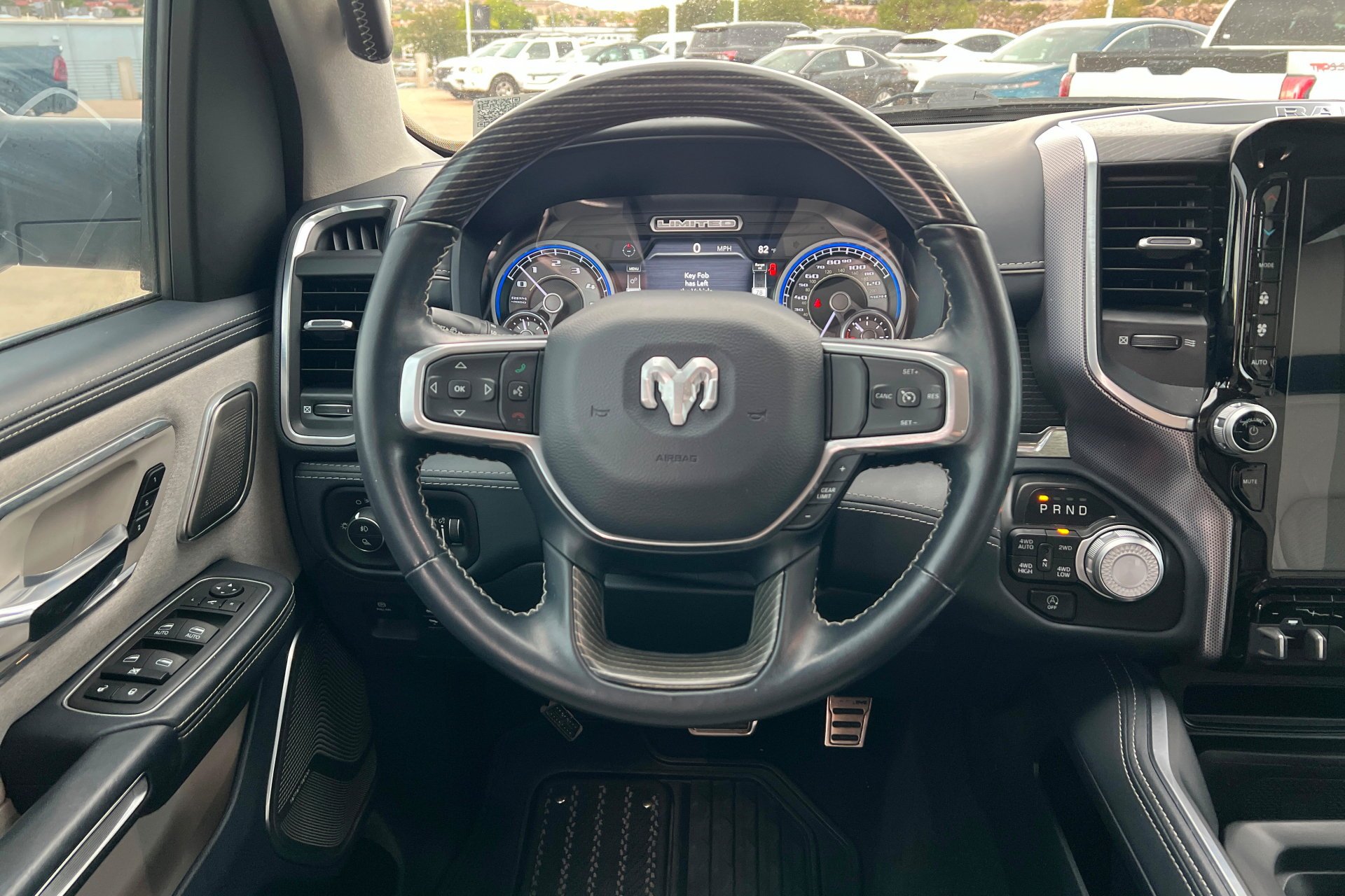 Used 2022 Bright White Clearcoat Ram Limited image 13
