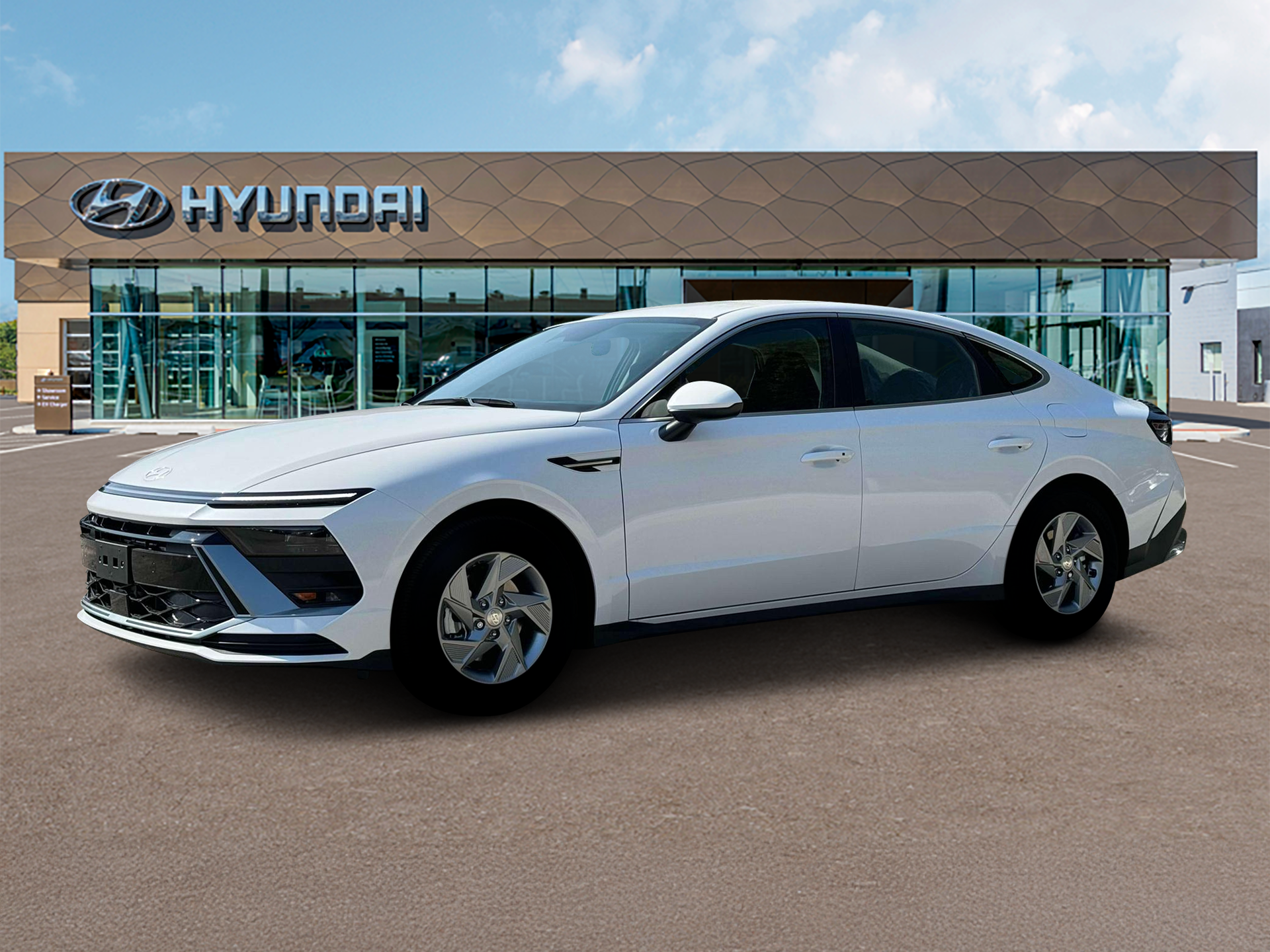 New 2025 White Hyundai SE image 2