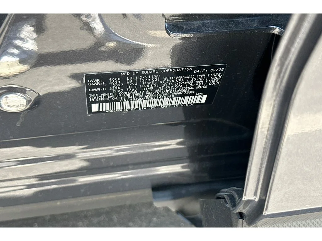 New 2026 MAGNETITE GRAY METALLIC Subaru Limited 8-Passenger image 26