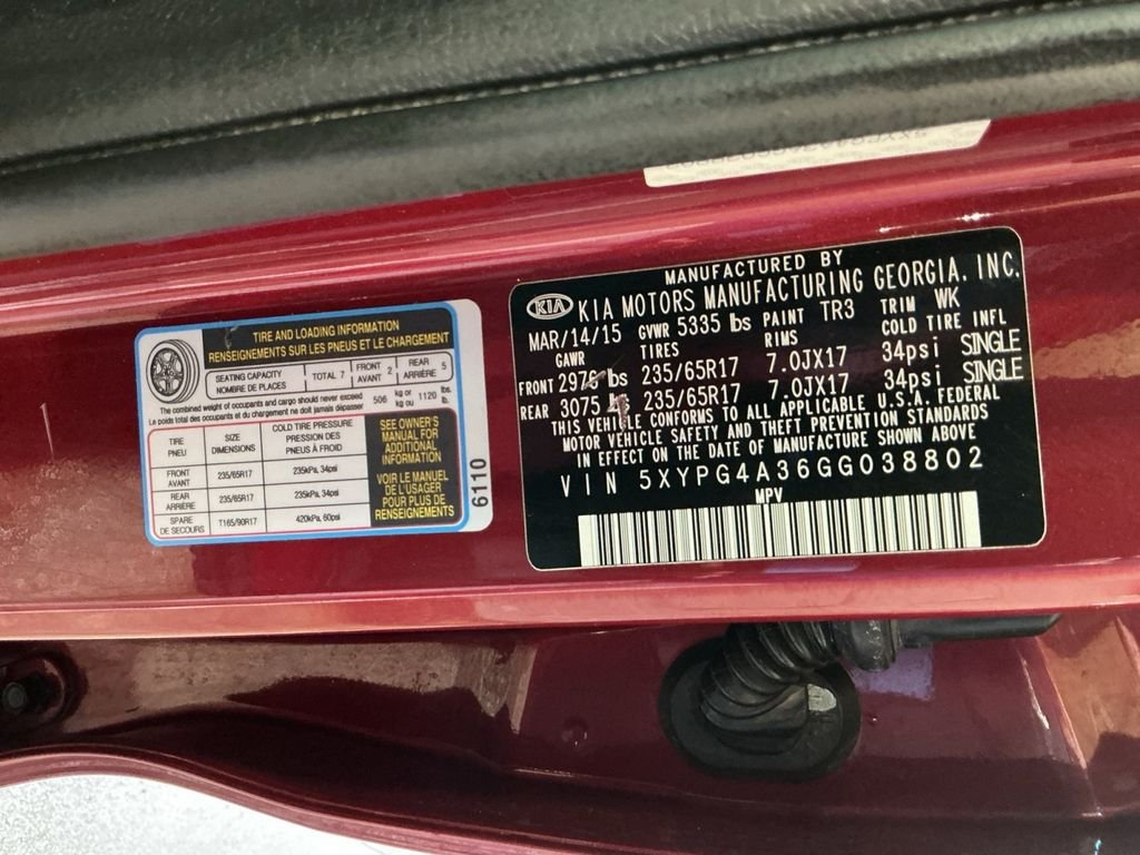 Used 2016 Red Kia LX image 24