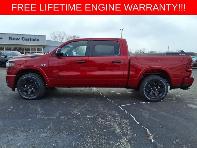 New 2026 Molten Red Pearl-Coat Exterior Paint RAM Big Horn/Lone Star image 4