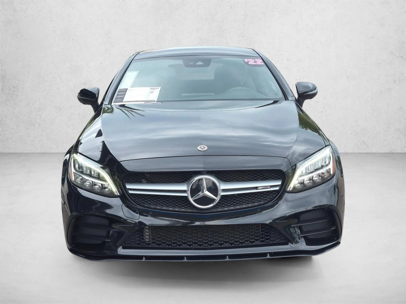 Used 2022 Obsidian Black Metallic Mercedes-Benz AMG® C 43 image 2