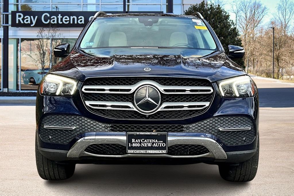 Certified Used 2022 Blue Mercedes-Benz GLE 350 image 3