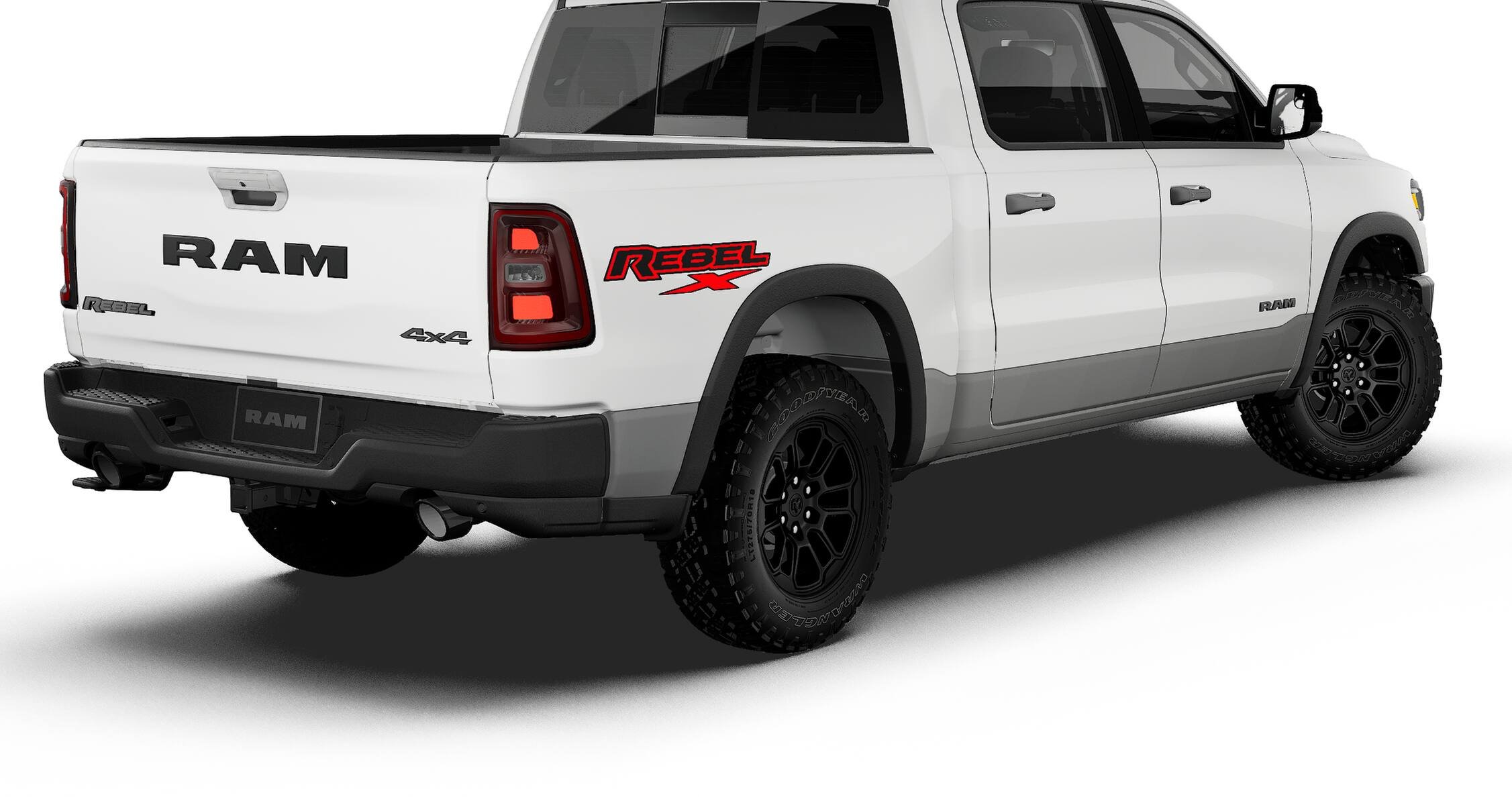 New 2027 Bright White Clear-Coat Exterior Paint RAM REBEL image 14