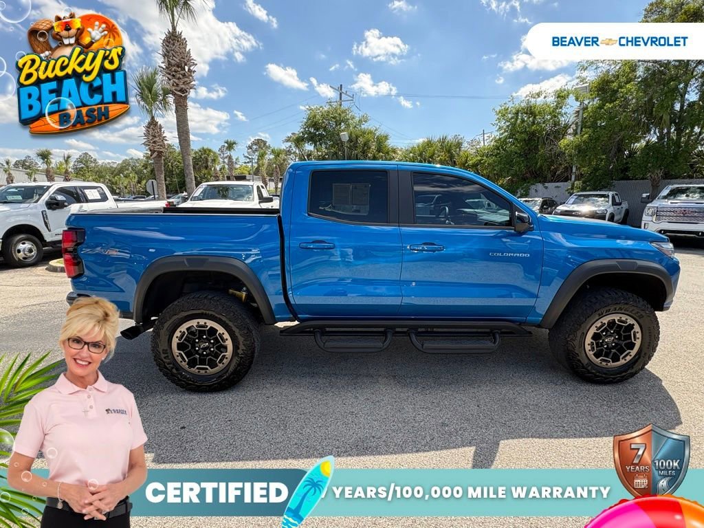 Used 2024 Glacier Blue Metallic Chevrolet ZR2 image 8