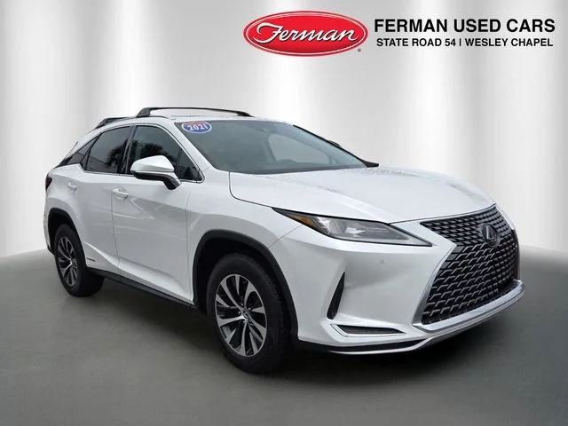 Certified Used 2021 White Lexus 450h image 1