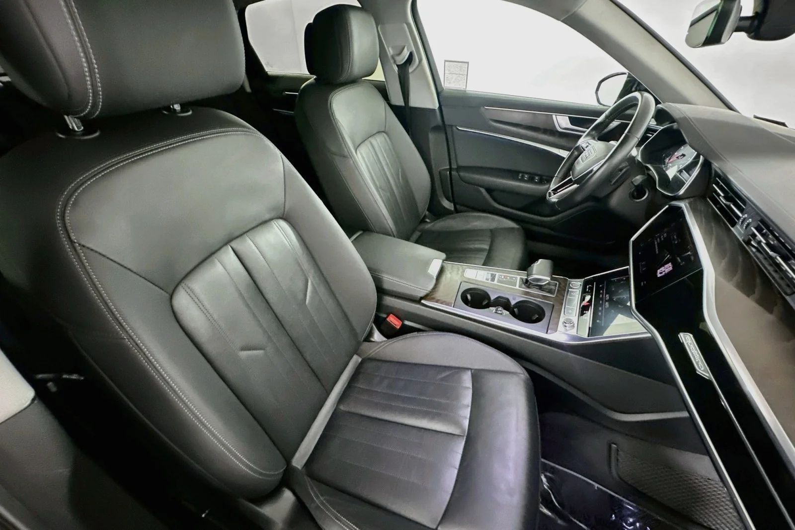 Used 2019 Firmament Blue Metallic Audi Premium image 8