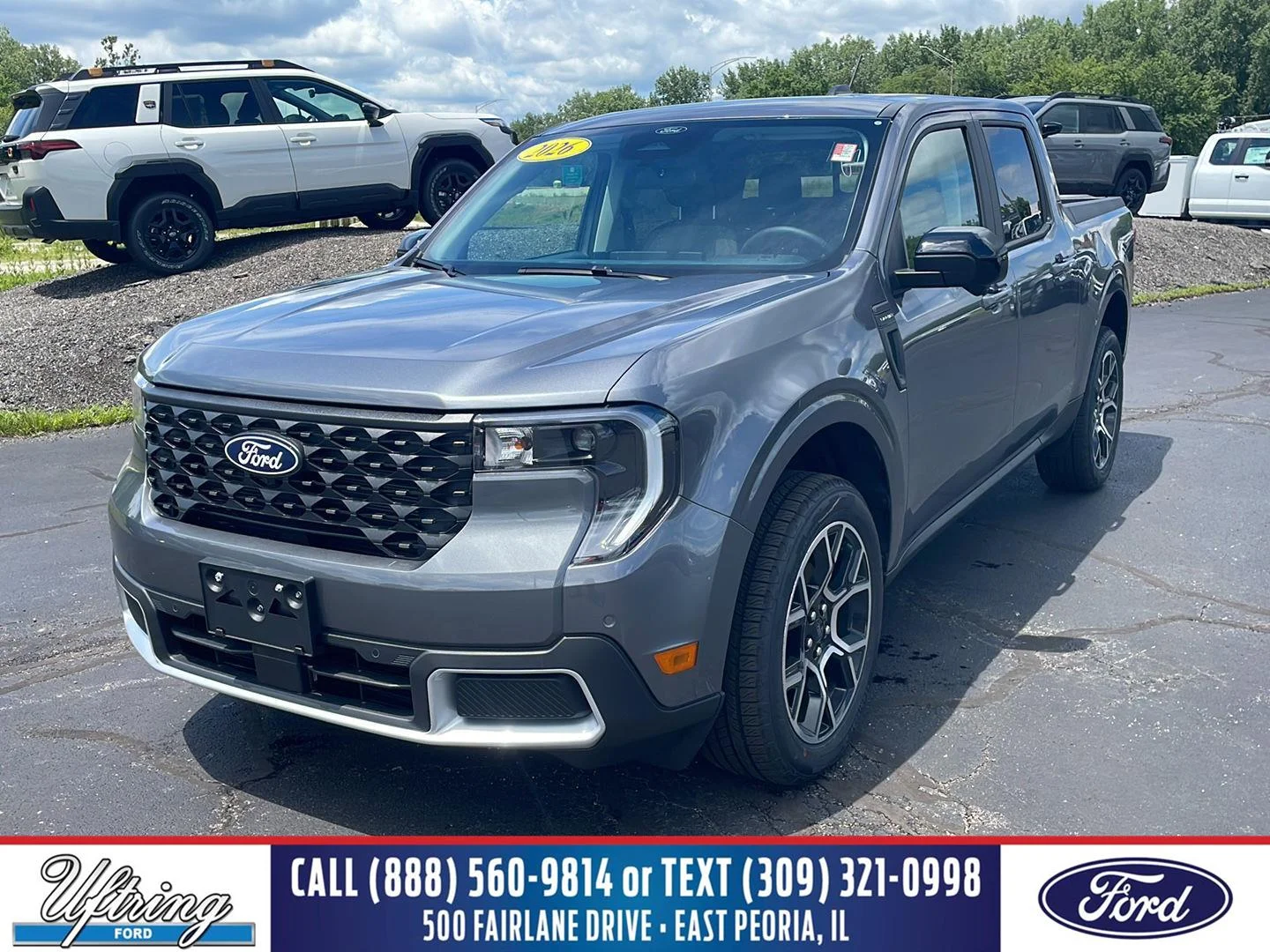 New 2026 Carbonized Gray Metallic Ford LARIAT image 1
