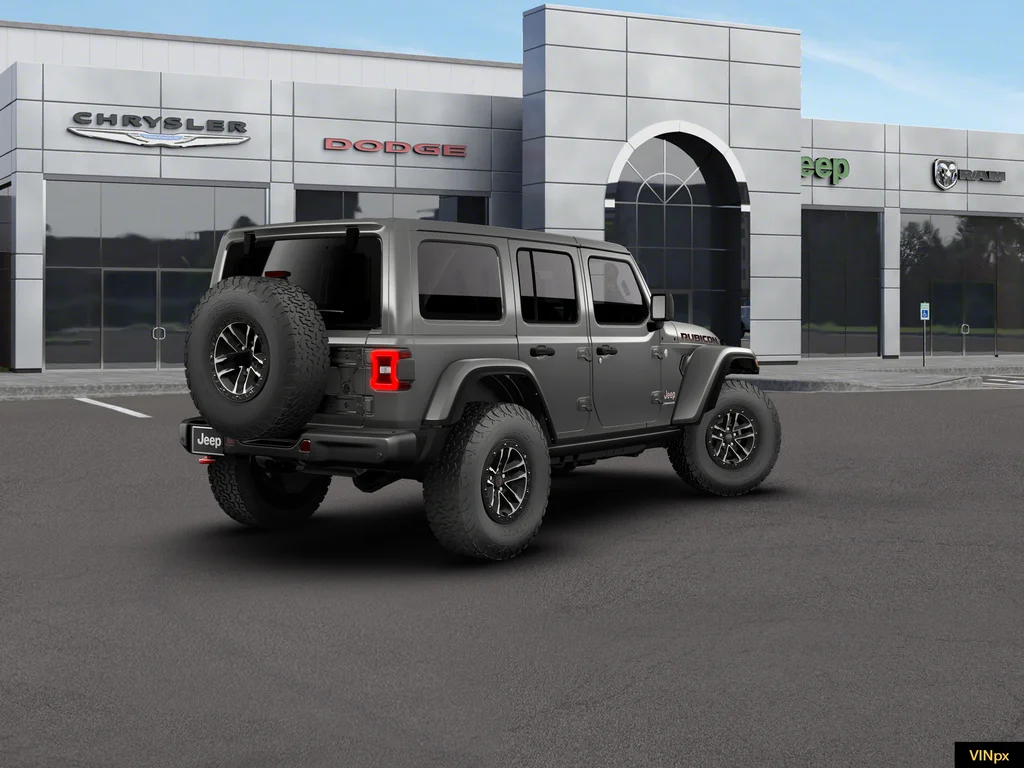 New 2026 Granite Crystal Metallic Clear-Coat Exterior Paint Jeep Rubicon X image 6