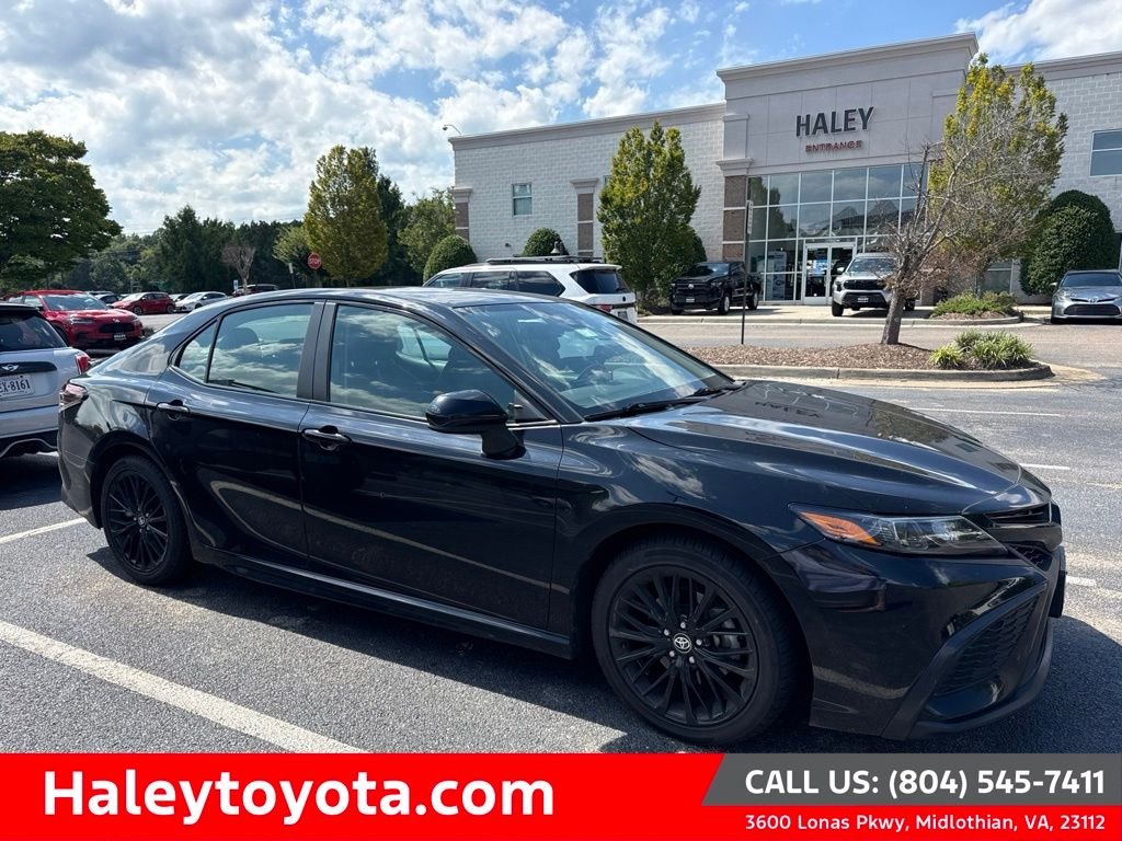 Used 2021 Black Toyota SE Nightshade image 1