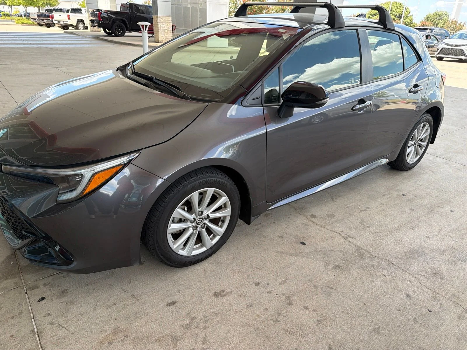Used 2024 Gray Toyota SE image 1