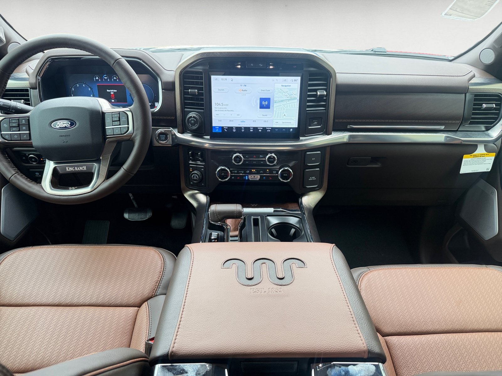 New 2026 Star White Metallic Tri-Coat Ford King Ranch image 14