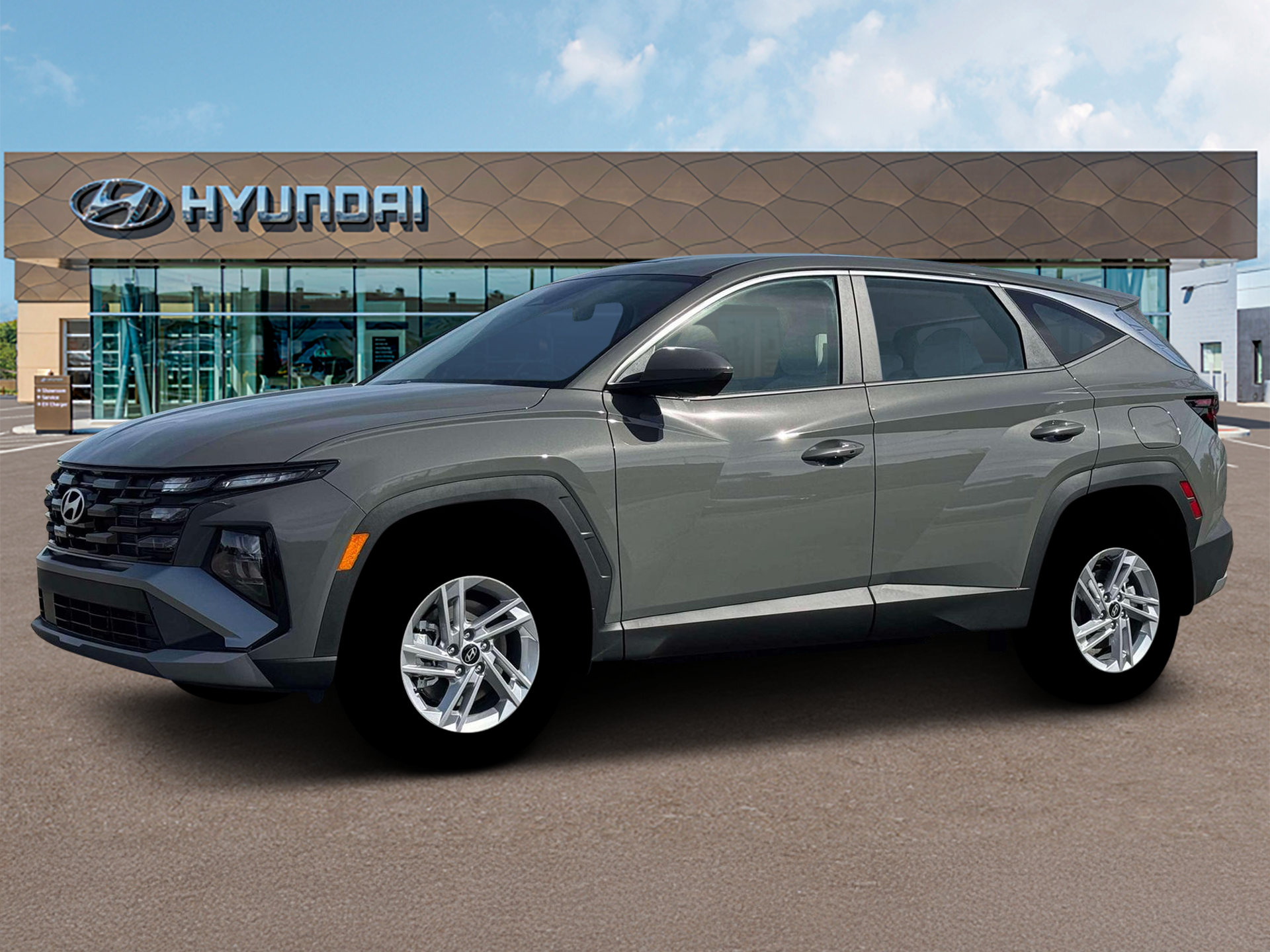 New 2026 Hampton Gray Hyundai SE AWD image 2