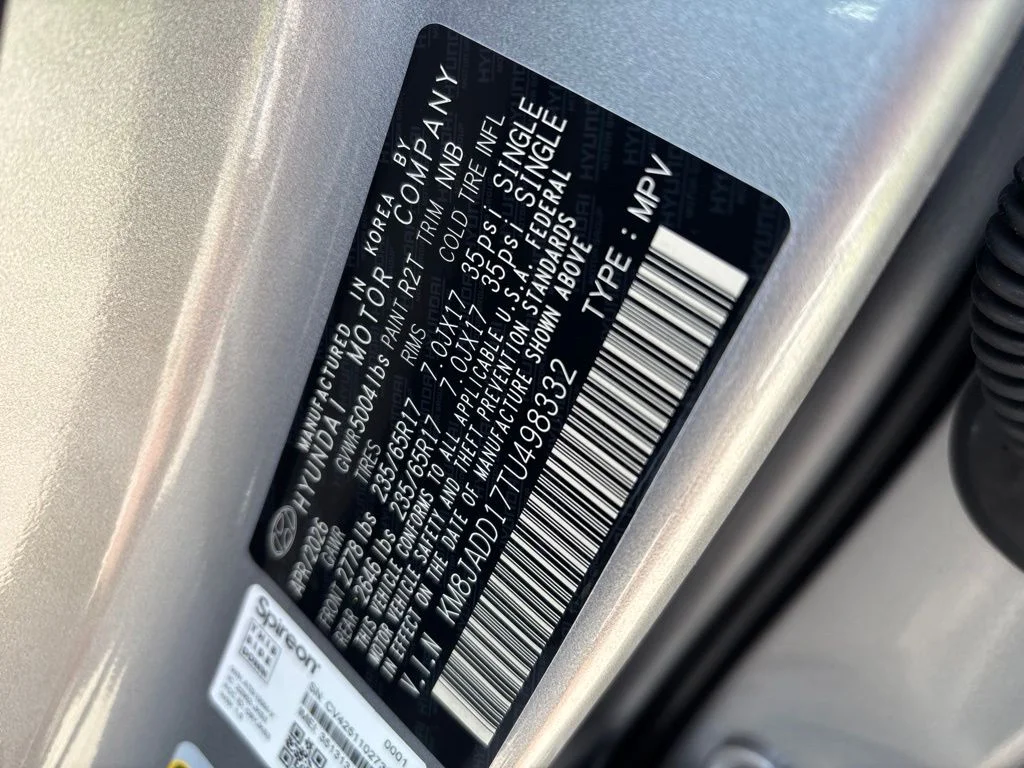 New 2026 Silver Hyundai Blue SE image 14