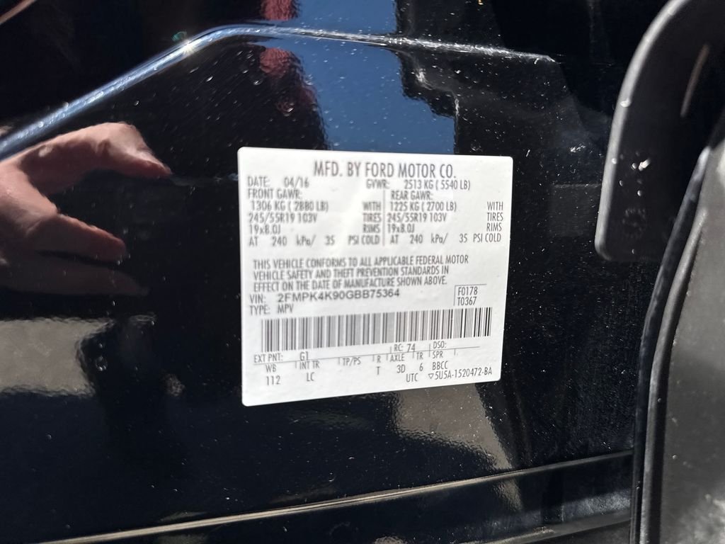 Certified Used 2016 Shadow Black Ford Titanium image 30
